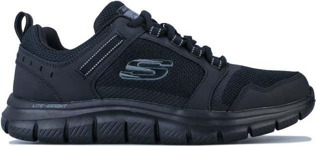 Herren Skechers Track Knockhill Trainer In schwarz