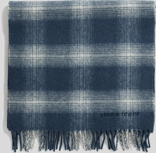 Lyle & Scott Schal aus Lammwollmischung mit Schottenkaromuster - Mehrfarbig