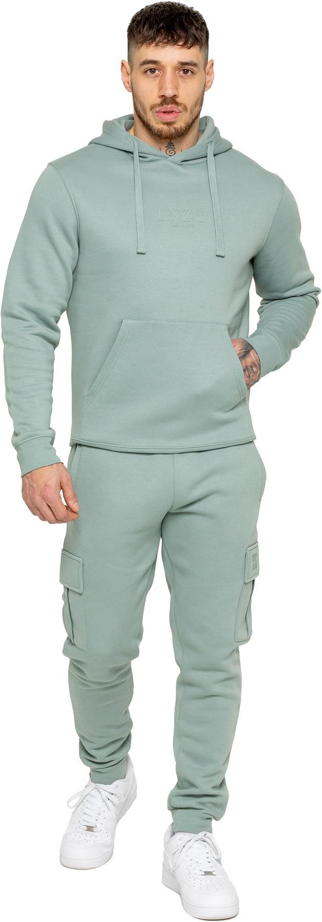 Thumbnail - Enzo | Herren Pullover Hoodie Trainingsanzug Set