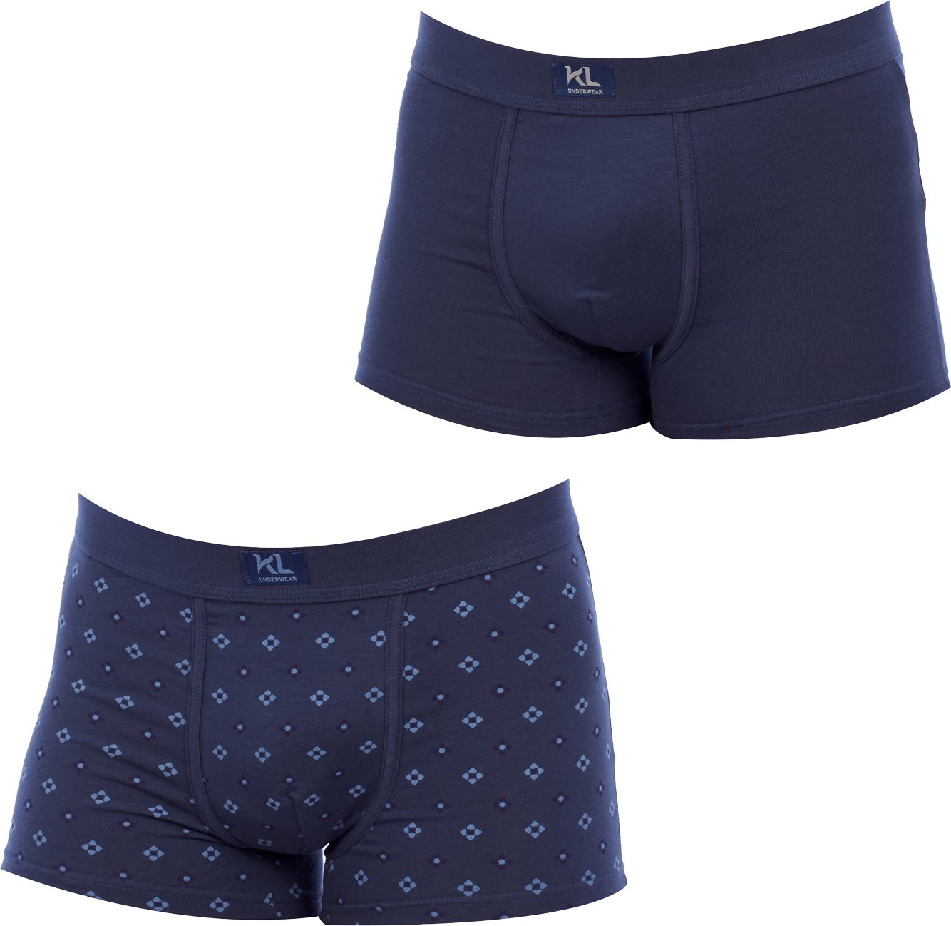 Pack-2 Boxershorts aus atmungsaktivem Stoff KLB2 Herren