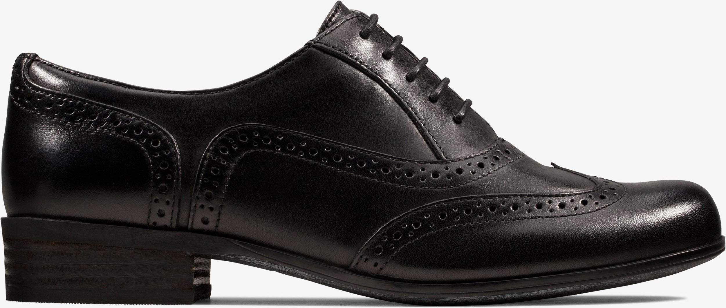 Hamble Oak Schwarze Leder Schuhe