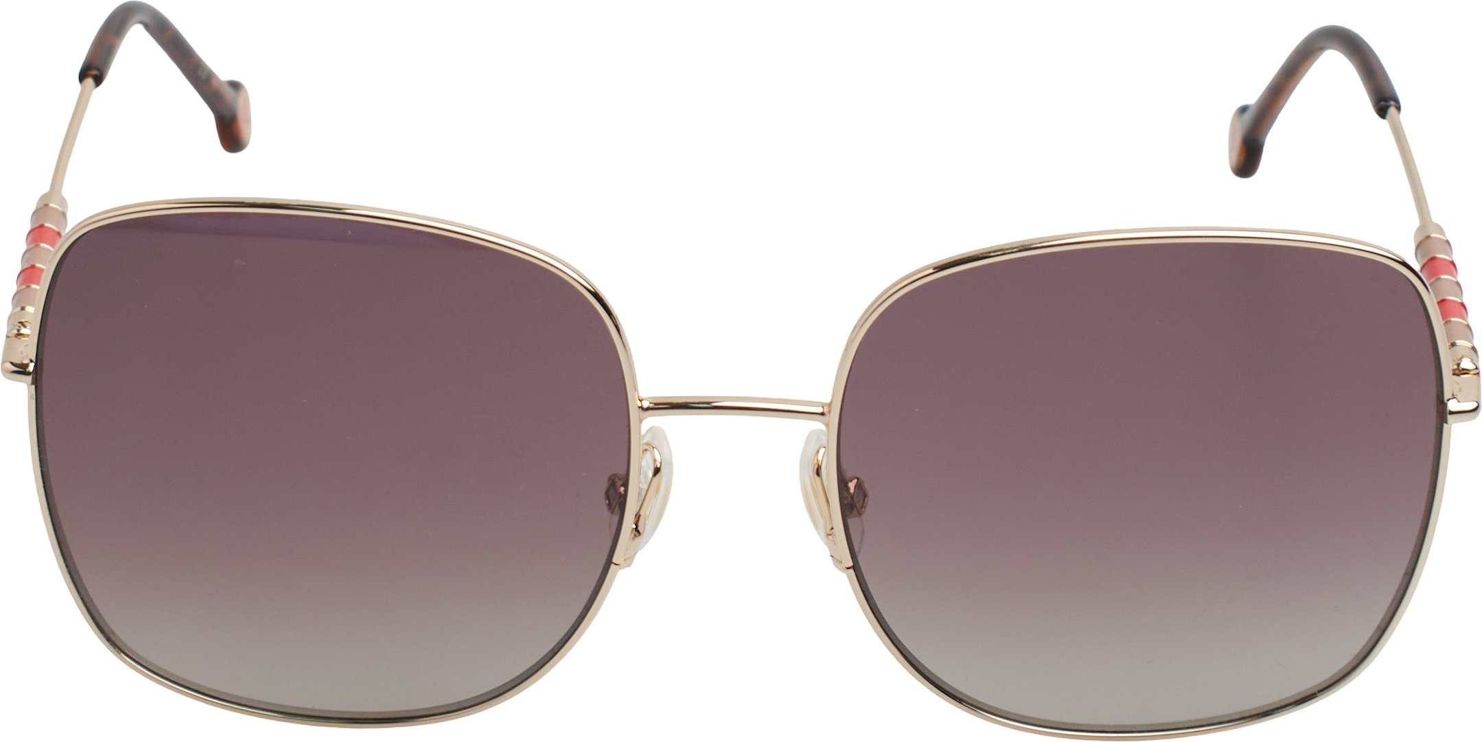 CH0035S Eckige Sonnenbrille aus Metall für Damen