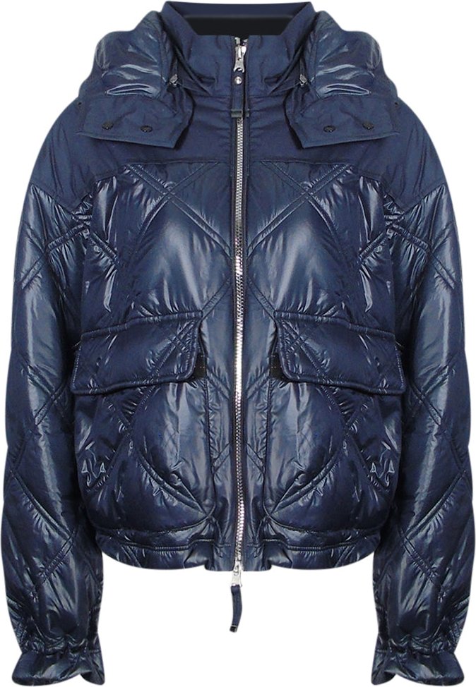 Parajumpers Madina Pencil Dunkelblaue wattierte Jacke