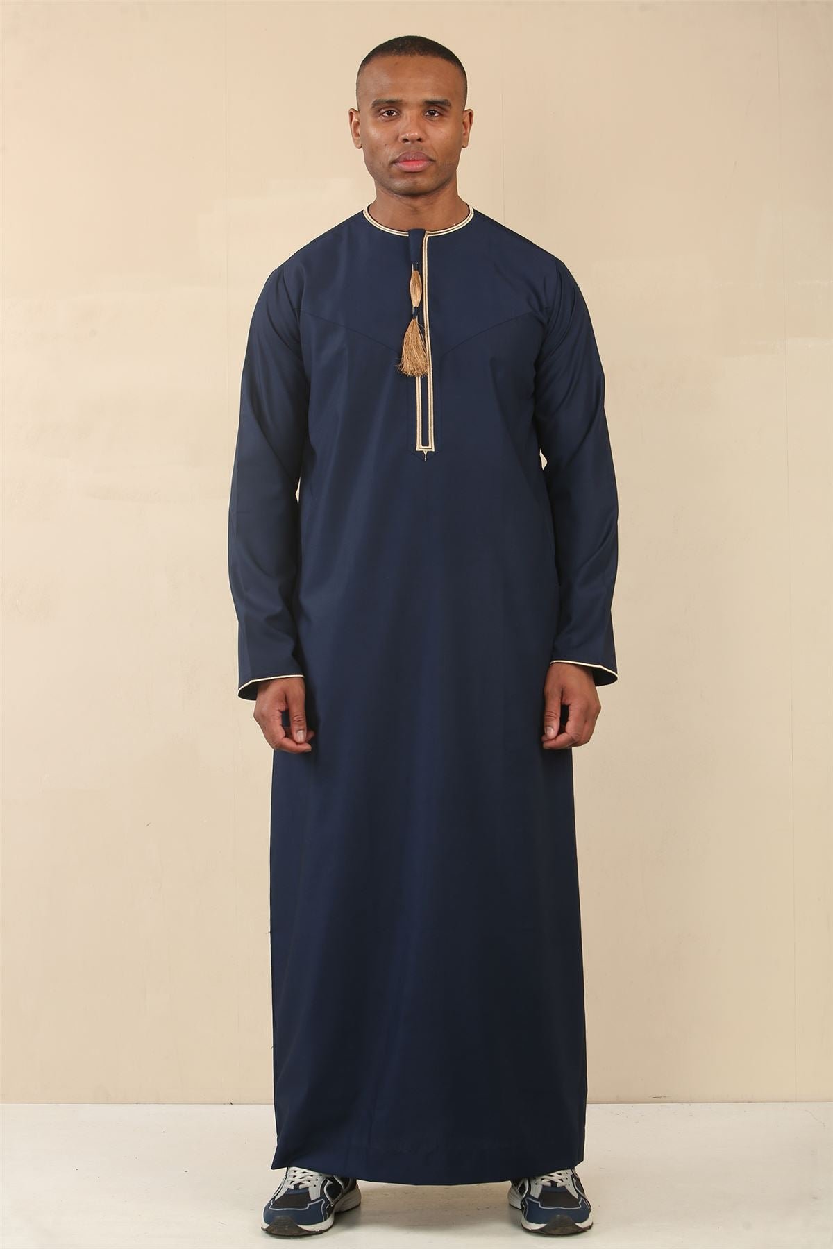 Herren Oman Eid Blue Thobe Saudi Emirati Jubba Robe