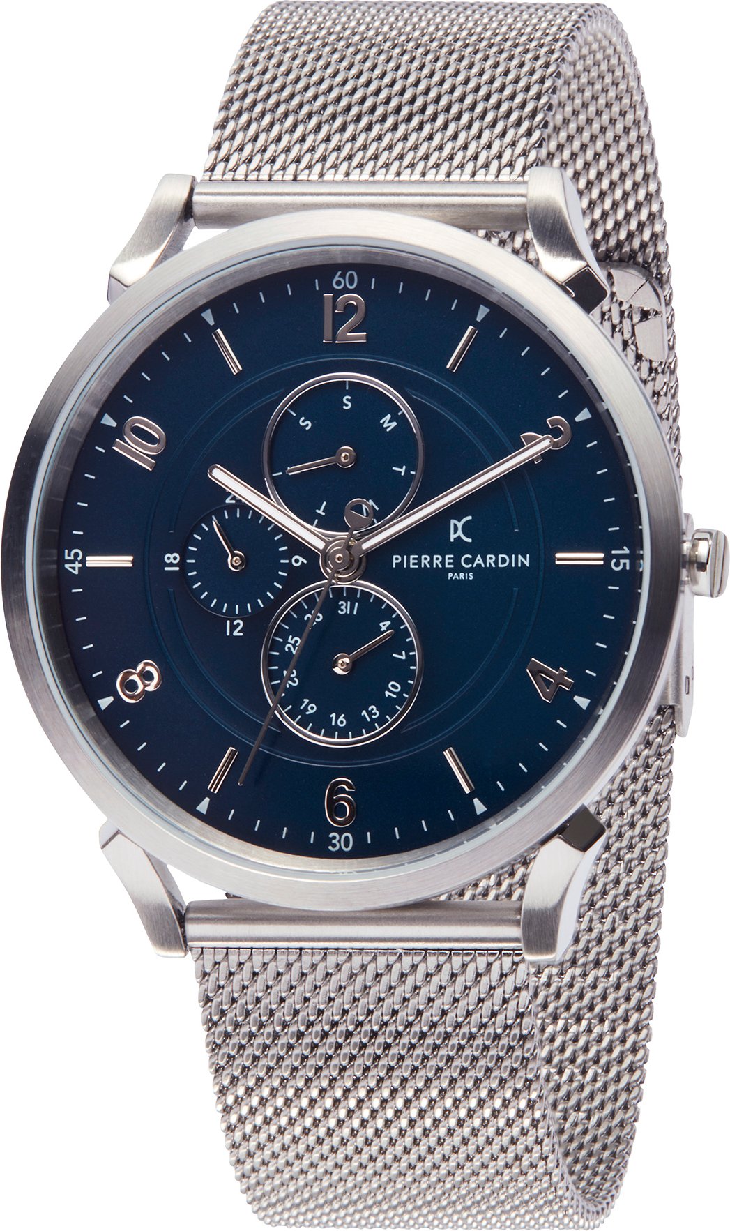 Pierre Cardin Pigalle Boulevard Silber Herren Armbanduhr CPI.2028