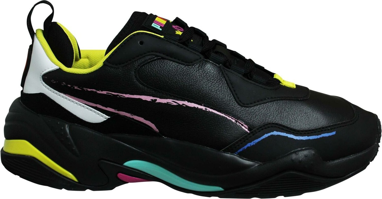 Puma Thunder x Bradley Theodore Black Leder Schnürung Herren Trainer 369394 01