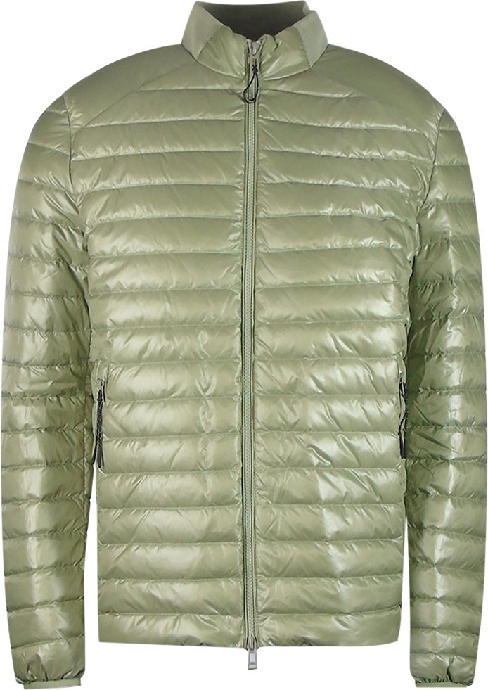 Belstaff Airframe Echo Green glänzende Daunenjacke