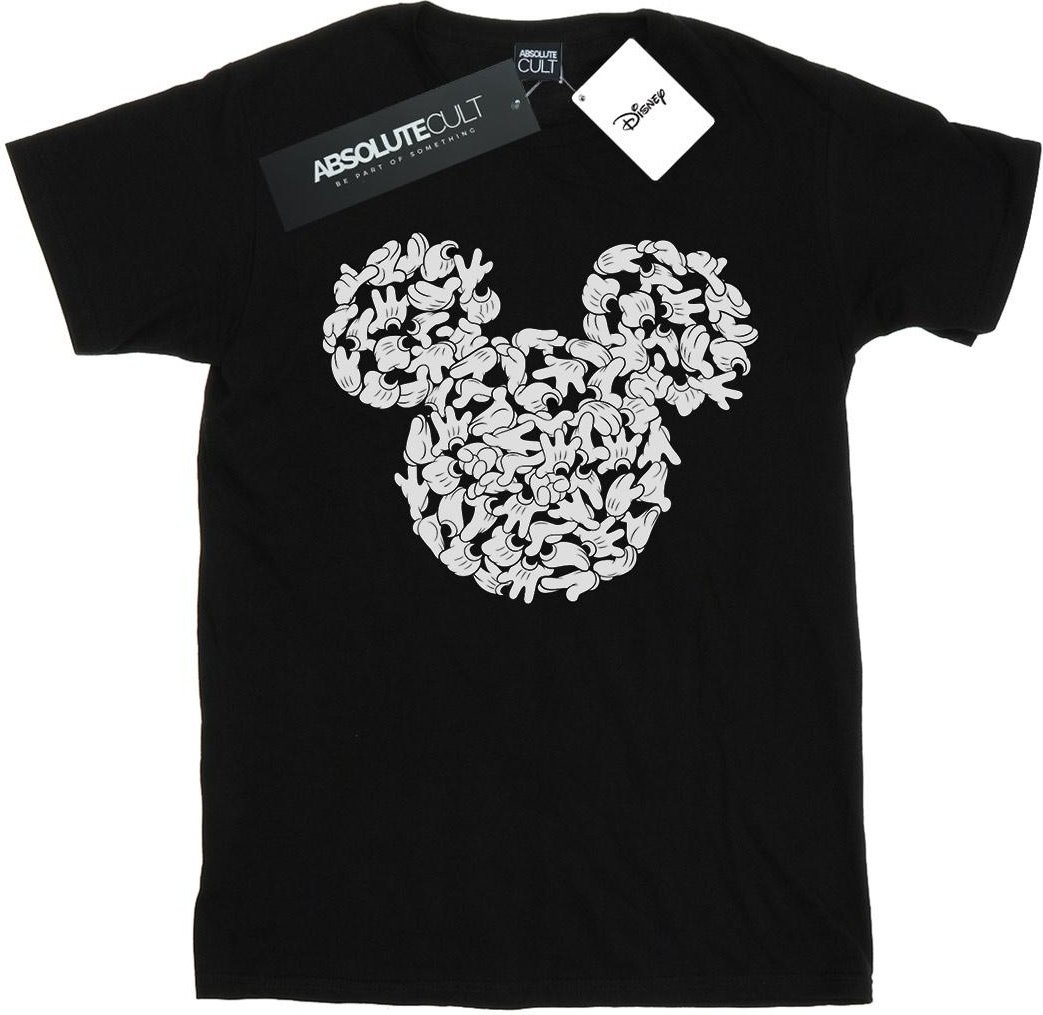 Disney - "Head Of Hands" T-Shirt für Herren (Schwarz)