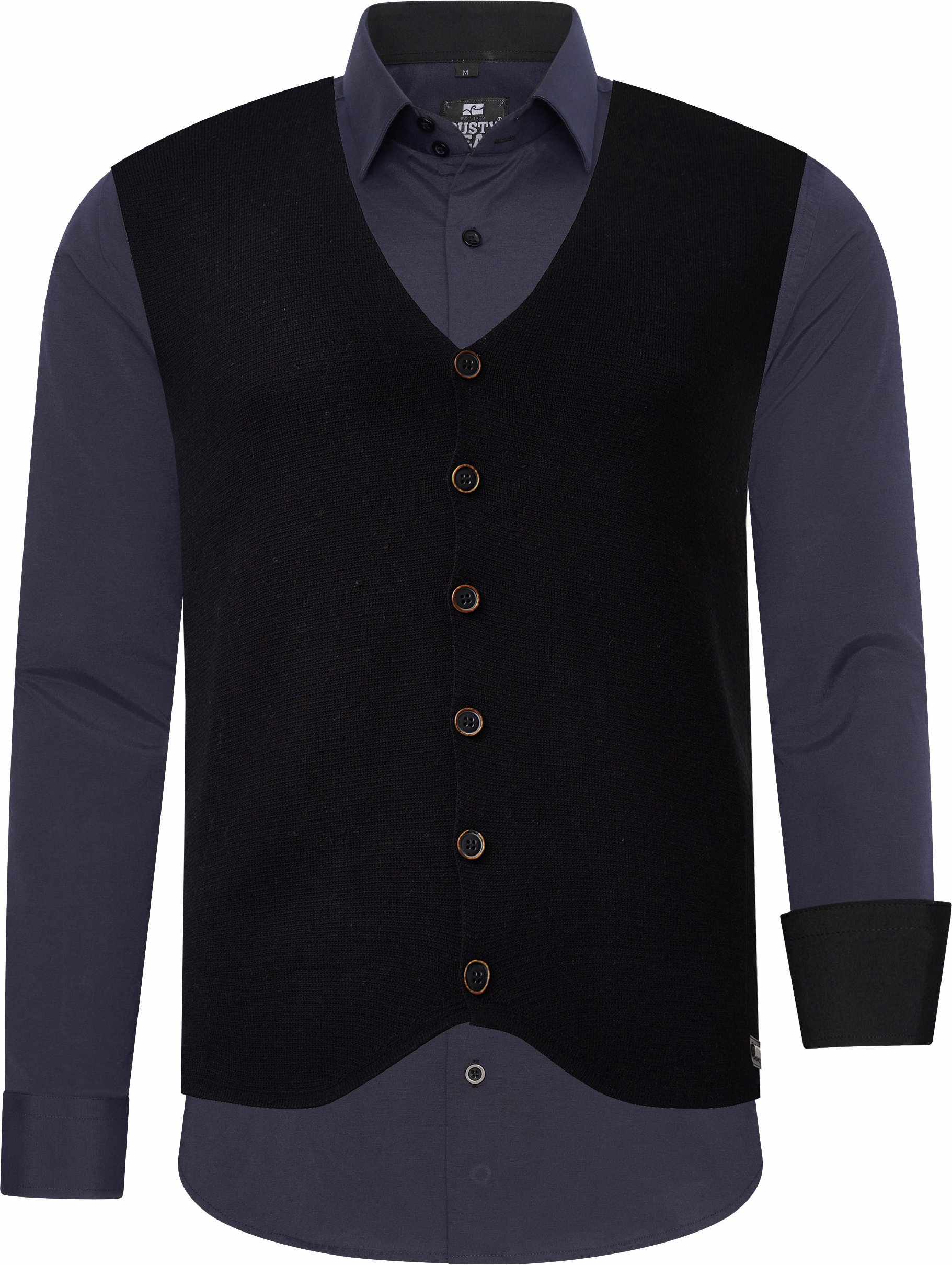 Hemd mit Weste 2-teilig