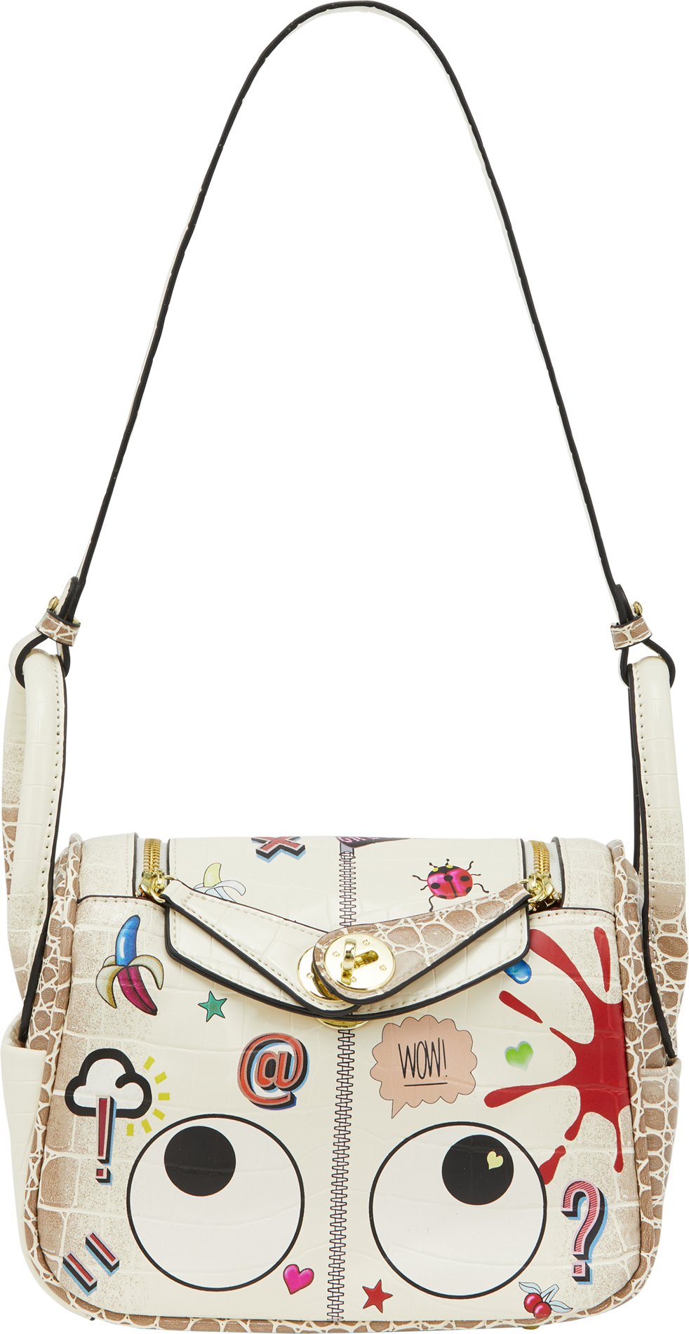 Mymo Klappentasche Klappentasche Frauen Weiß