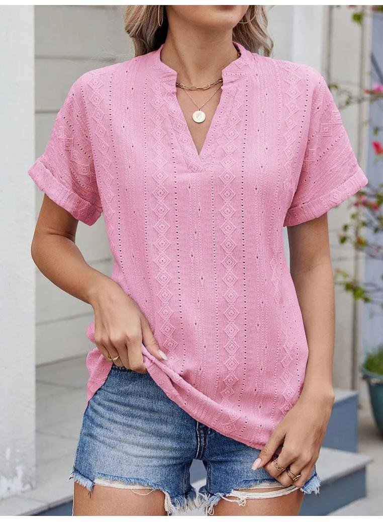 Damen-Augenlochtechniker Kurzarmtop