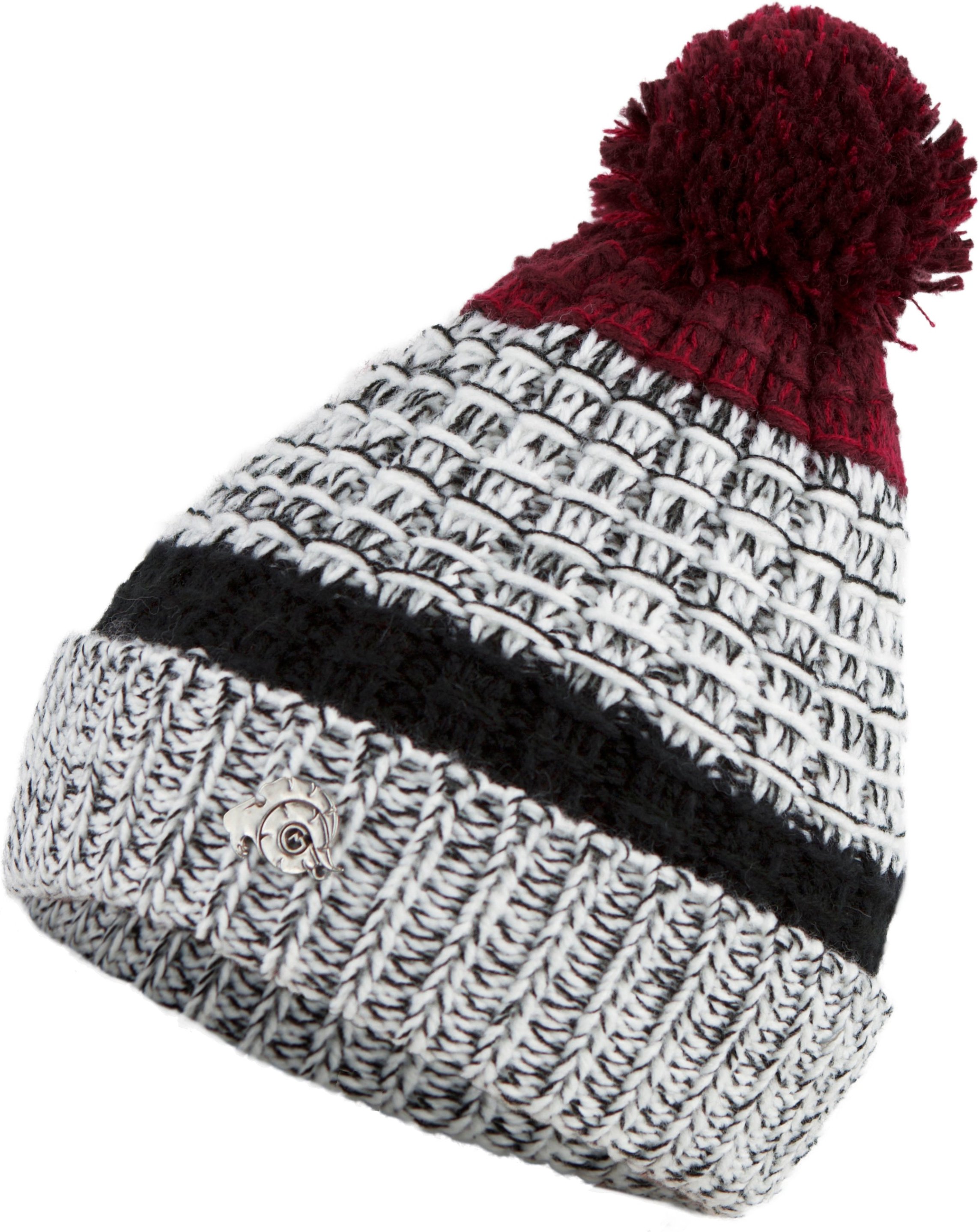 Unisex Mütze Wintermütze mit Bommel und leichtem Fleecefutter