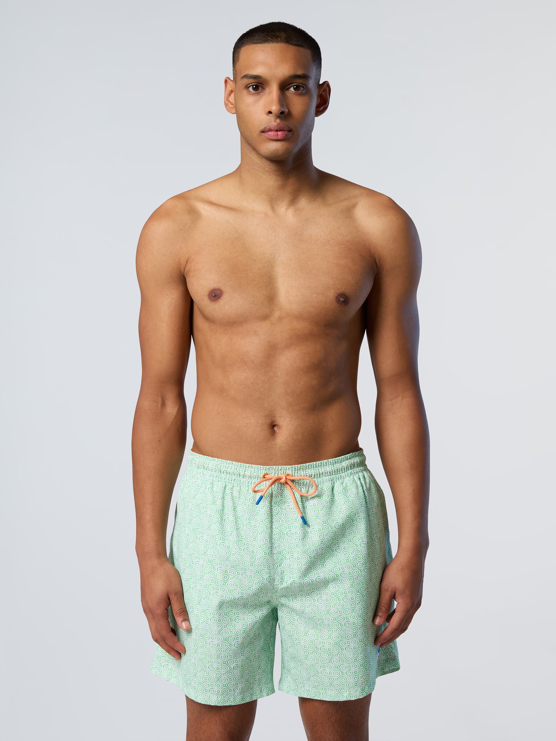 North Sails Badeshorts Grafischer Druck