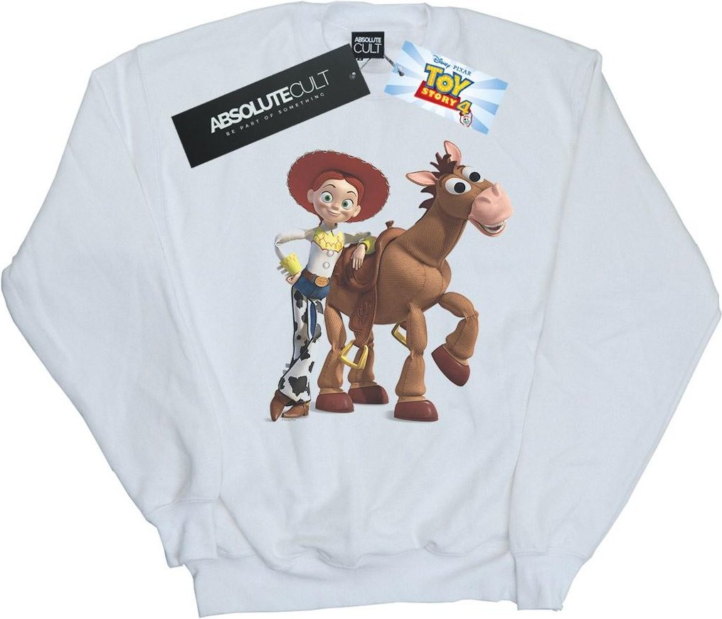 Disney - "Toy Story 4 Jessie And Bullseye" Sweatshirt für Damen (Weiß)