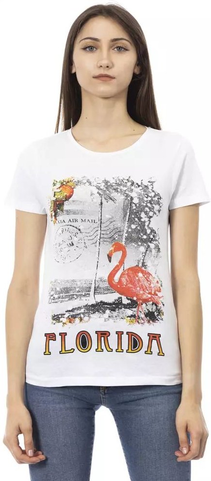 Florida-Flamingo-Grafik-T-Shirt