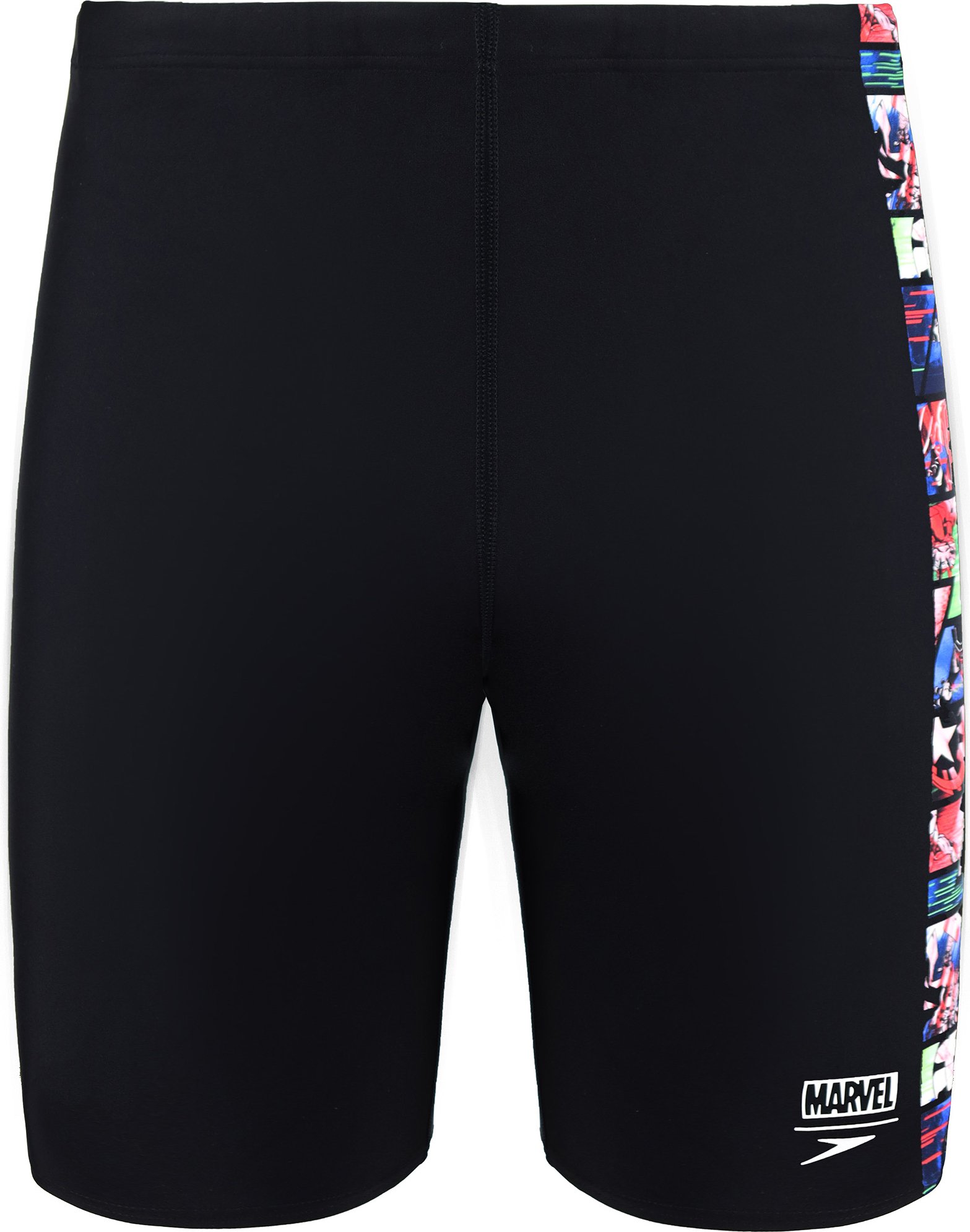 Speedo All Over Print Marvel Avengers Jammer Black Mens Schwimmshorts 8 09529c701