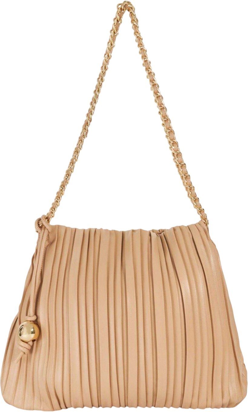 Dune London - "Dominic" Handtasche für Damen , Mit Falten, Ketten-Gurt (Pink)