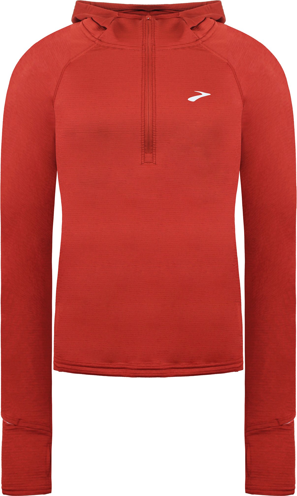 Brooks Notch Thermal 2.0 Damen Rote Lauf-Hoodie