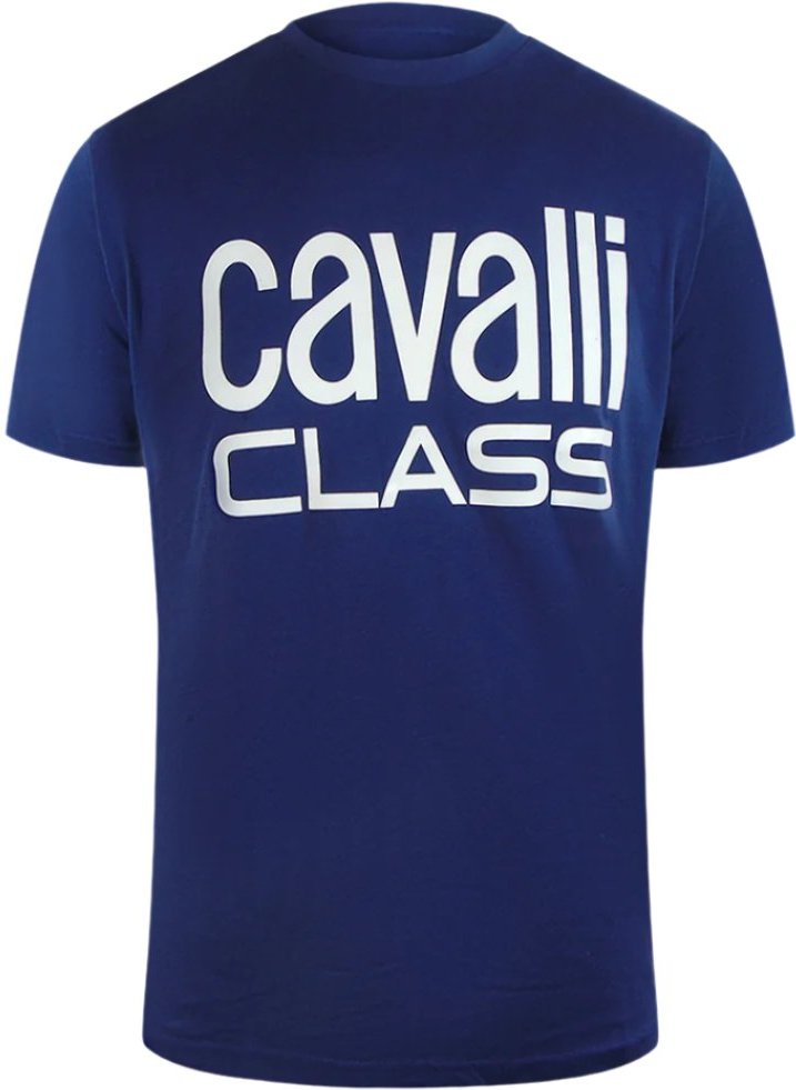 Cavalli Class - T-shirt Der Marke Bold In Blau