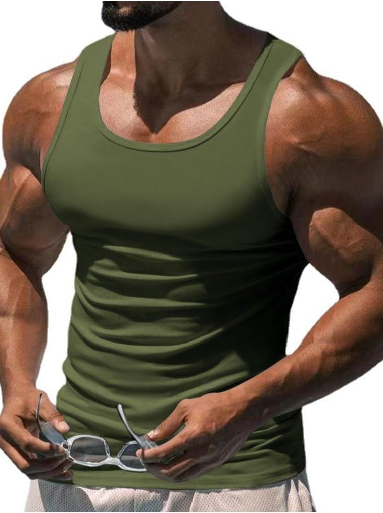 Thumbnail - Herren Plus Size Tanktop mit breiten Trägern