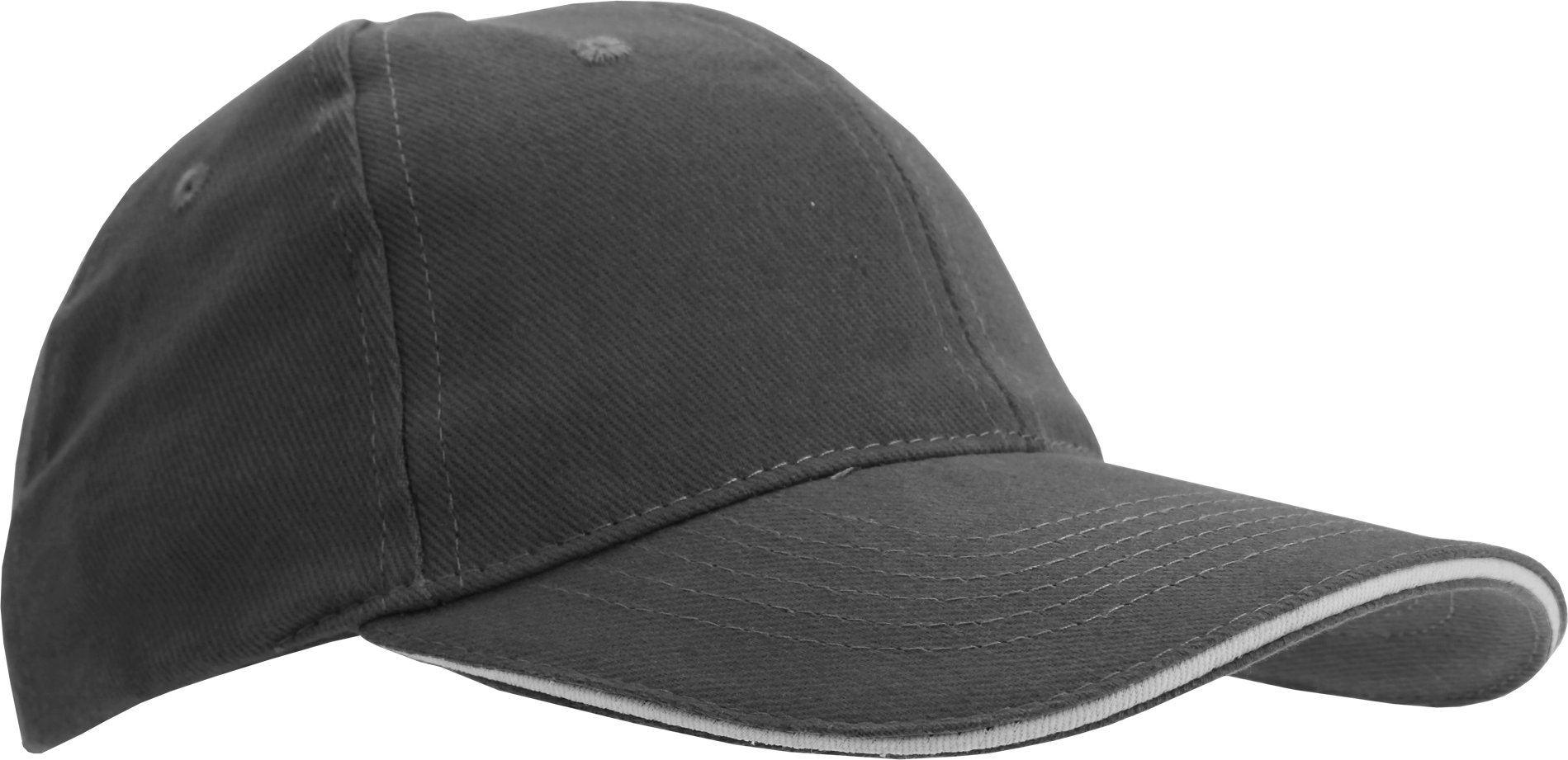 SOLS Unisex Büffel 6 Panel Baseballmütze (Dunkelgrau/Hellgrau)