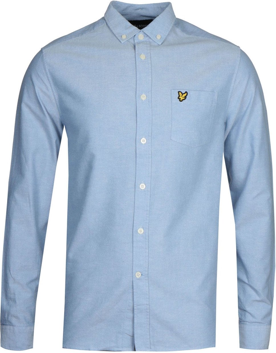 Thumbnail - Lyle & Scott Blaues Oxford-Hemd