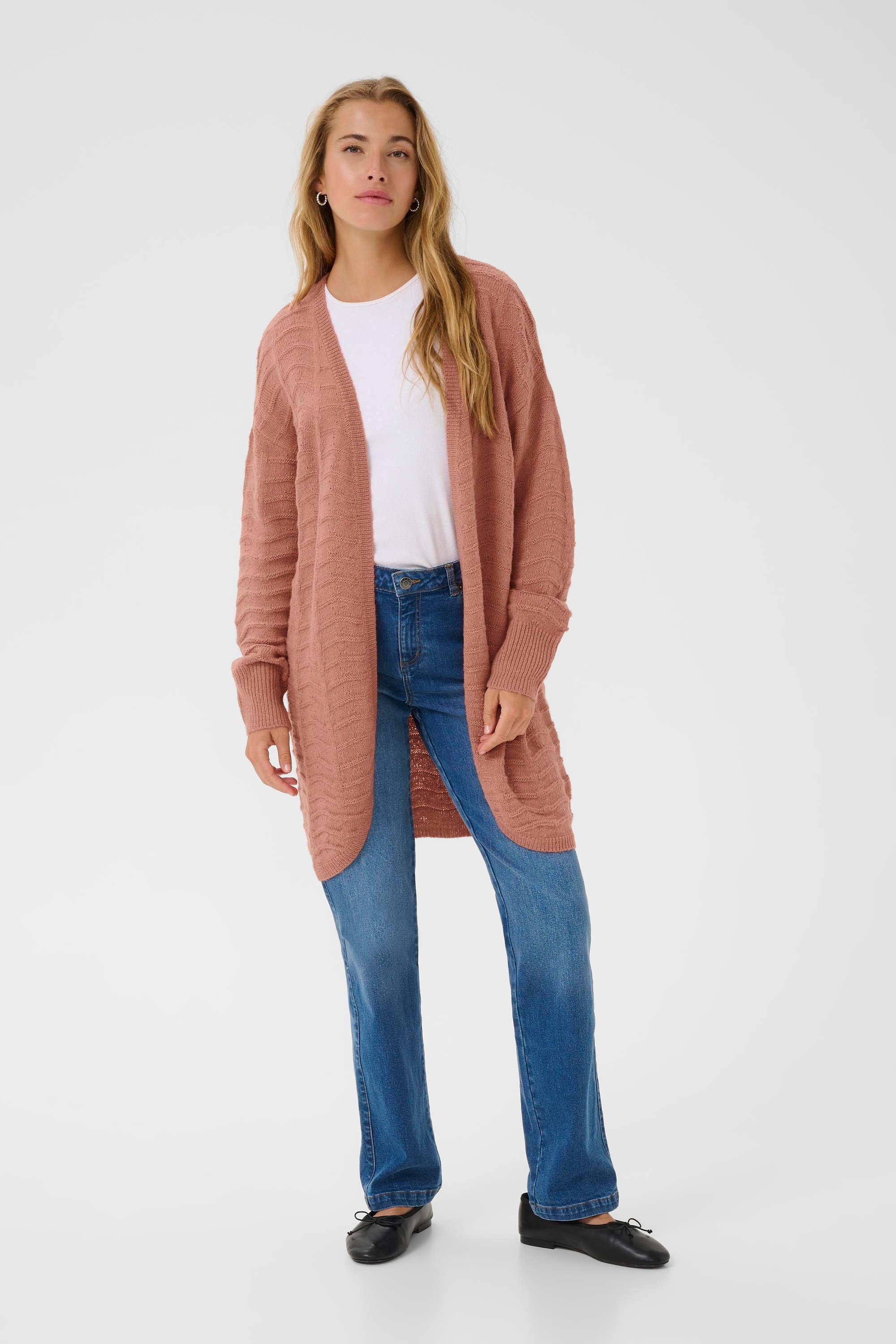 Strickjacke KAemria Regular fit beige