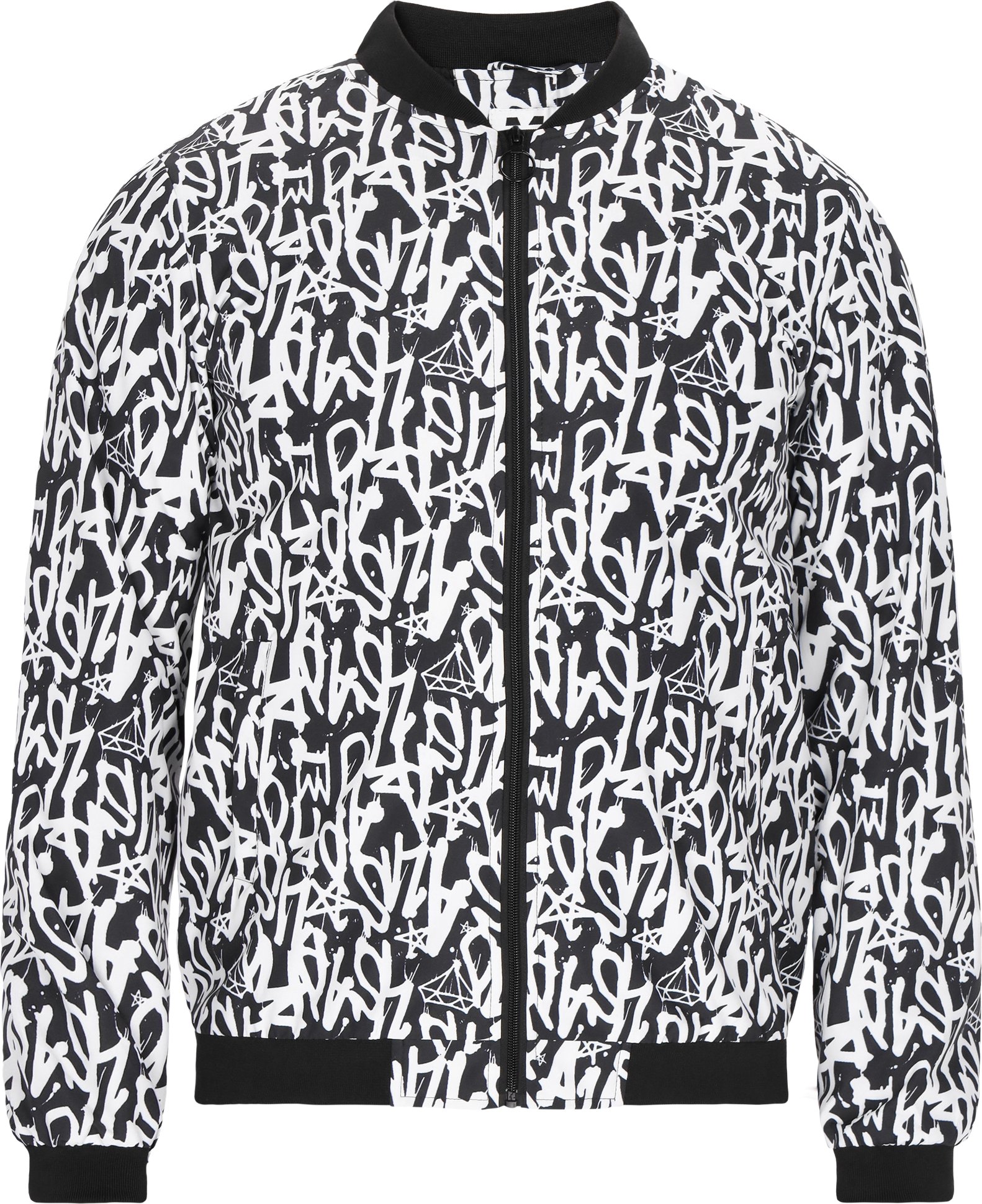 Mo Jacke Männer weiß-schwarz