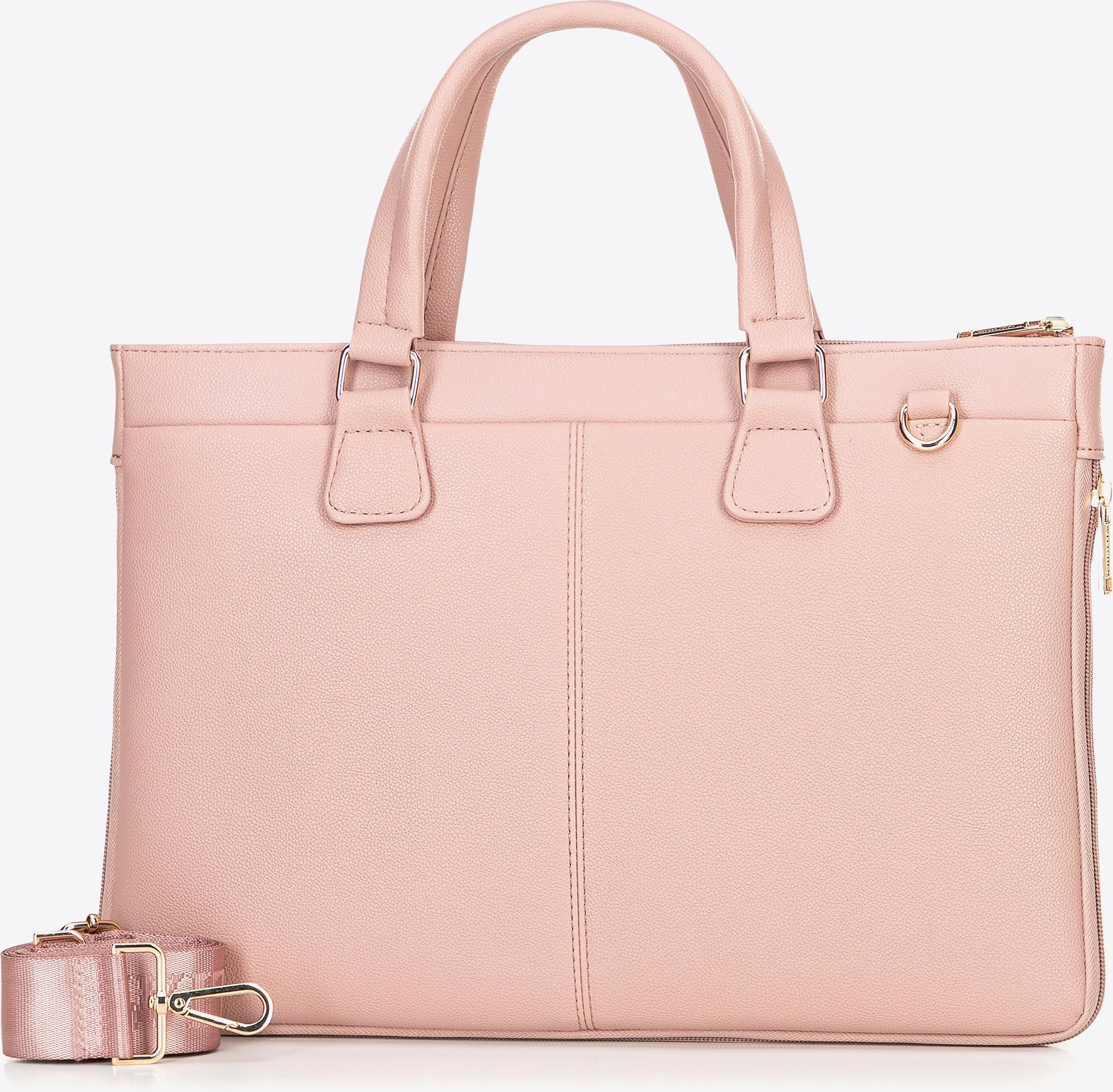 Wittchen Damen-Laptoptasche (14, 5 Zoll) aus Kunstleder, Rosa