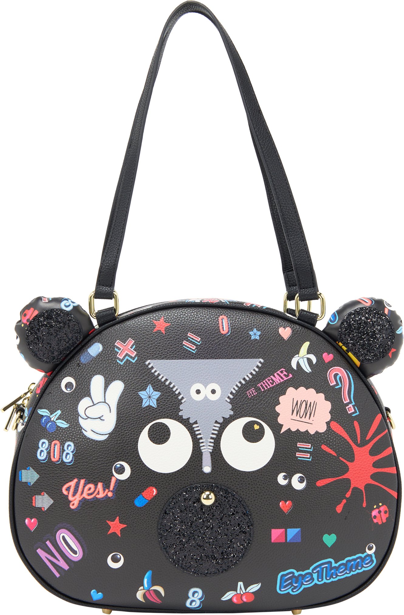 Mymo Umhängetasche Umhängetasche Frauen Schwarz