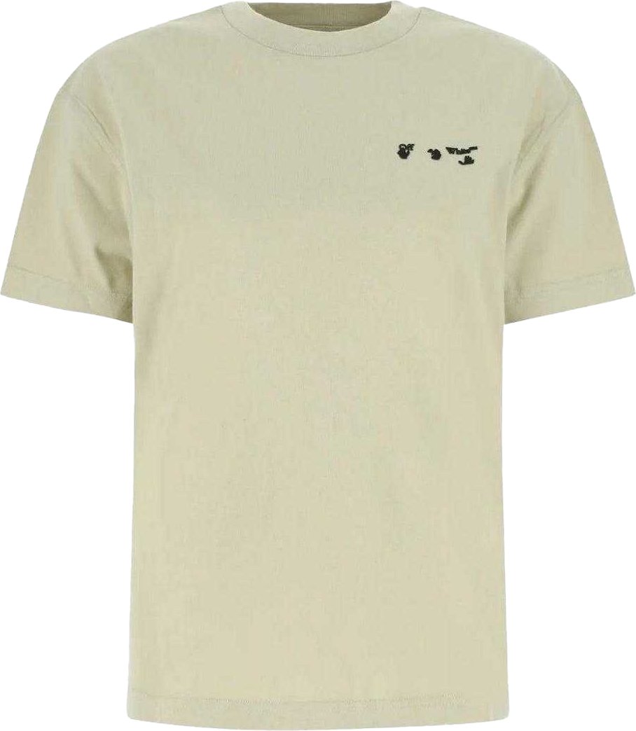 Off-White - T-Shirt für Herren/Damen Unisex, Regulär (Beige)