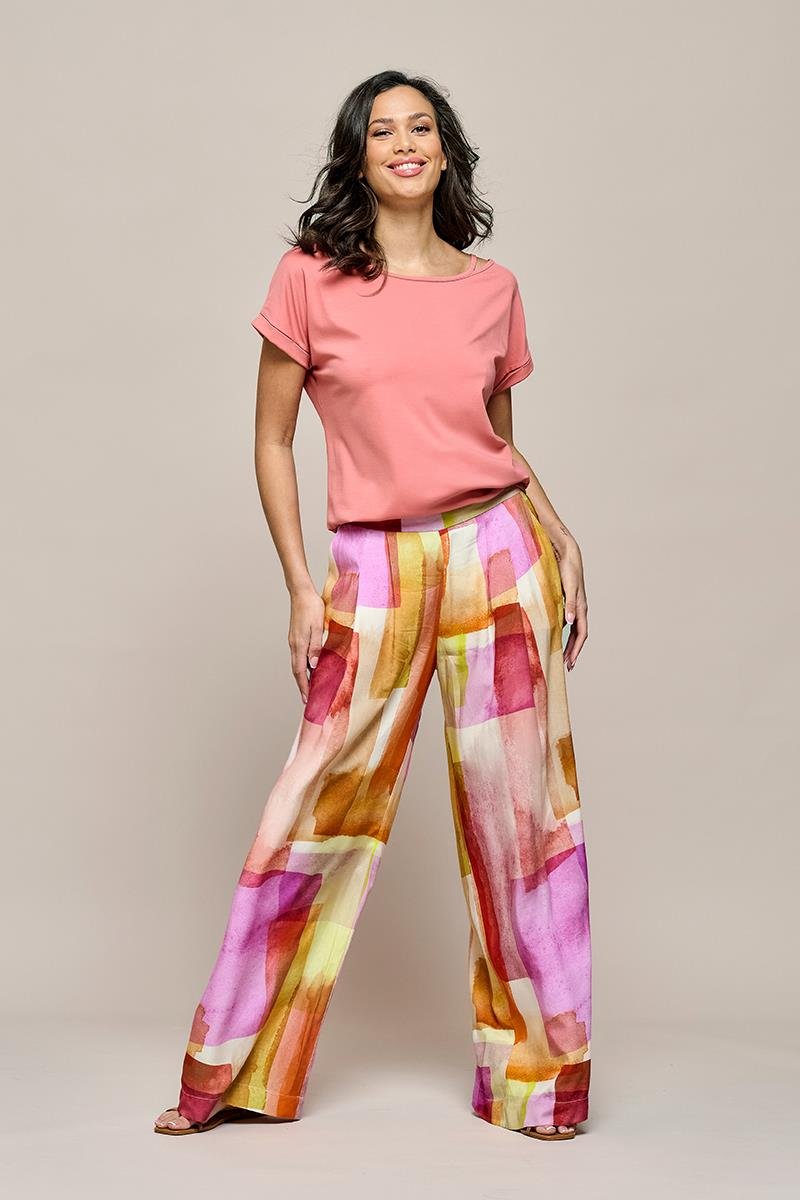 Hose mit Corby-Print Multi