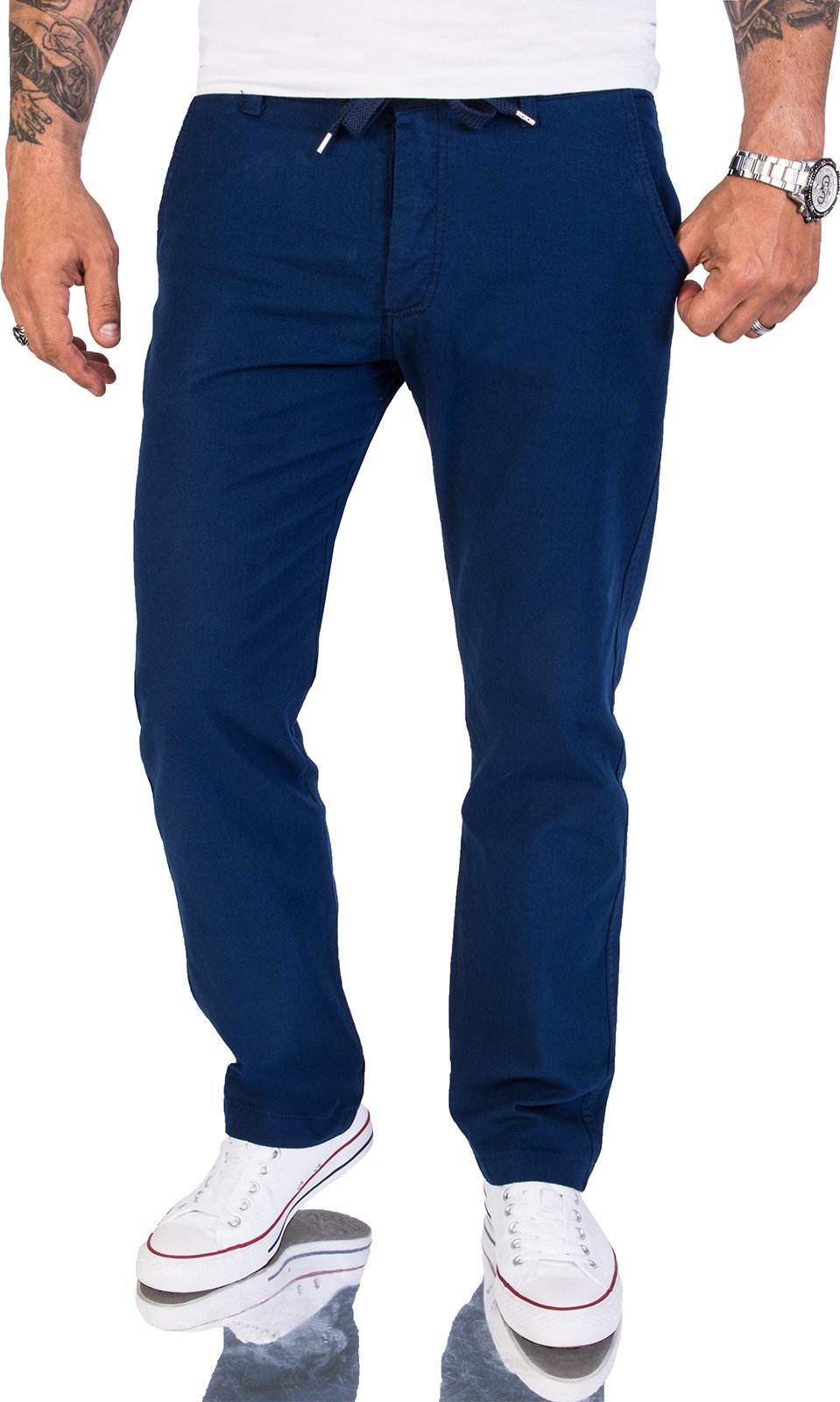 Thumbnail - Rock Creek Stoffhose Navy