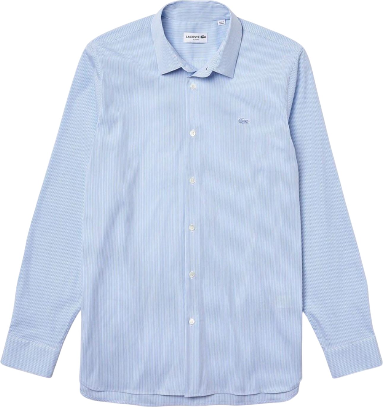 Lacoste - Hemd für Herren,Stretch PopelinSchmal (Hellblau)