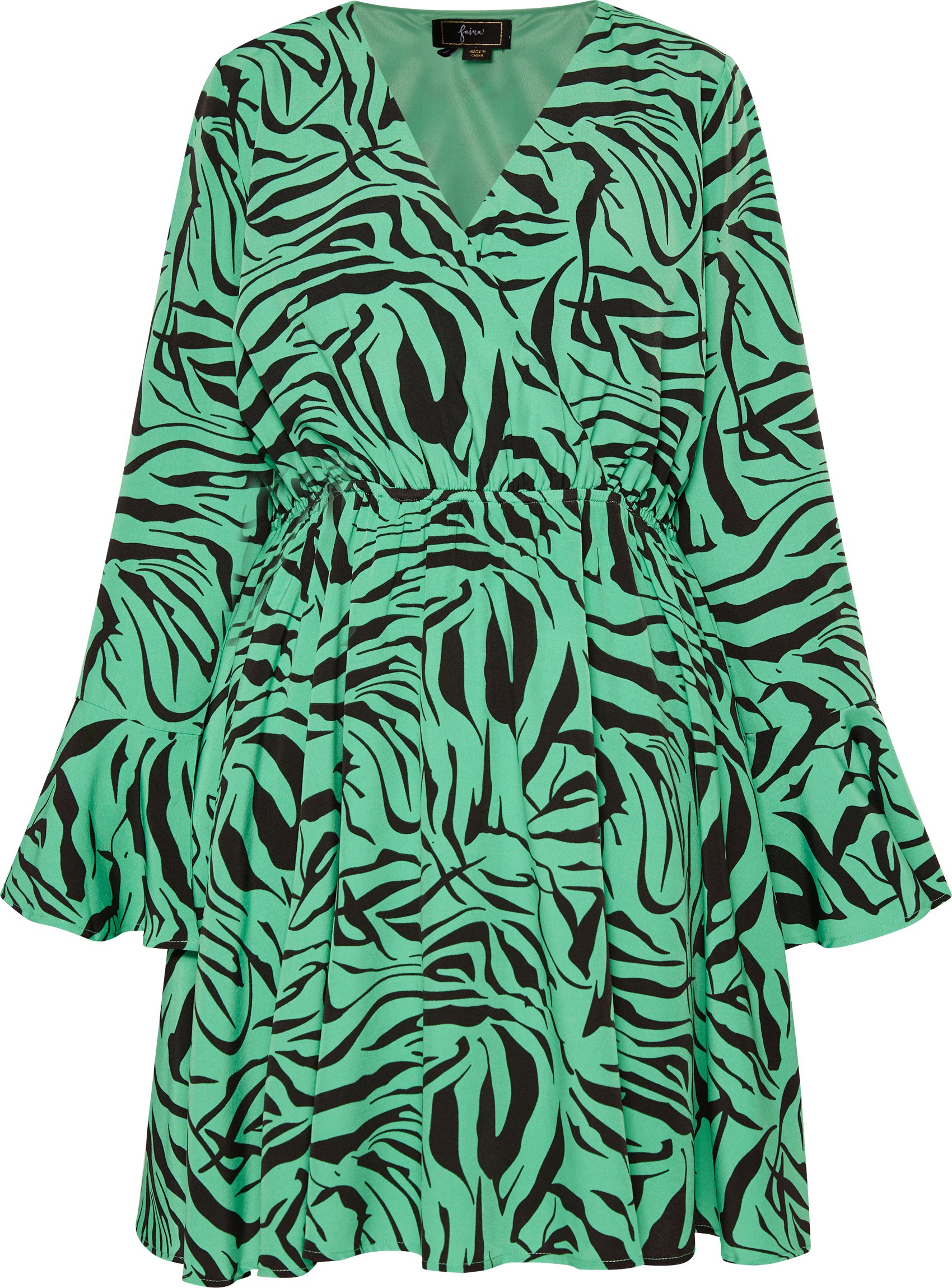 faina robe - imprimé zèbre sookie