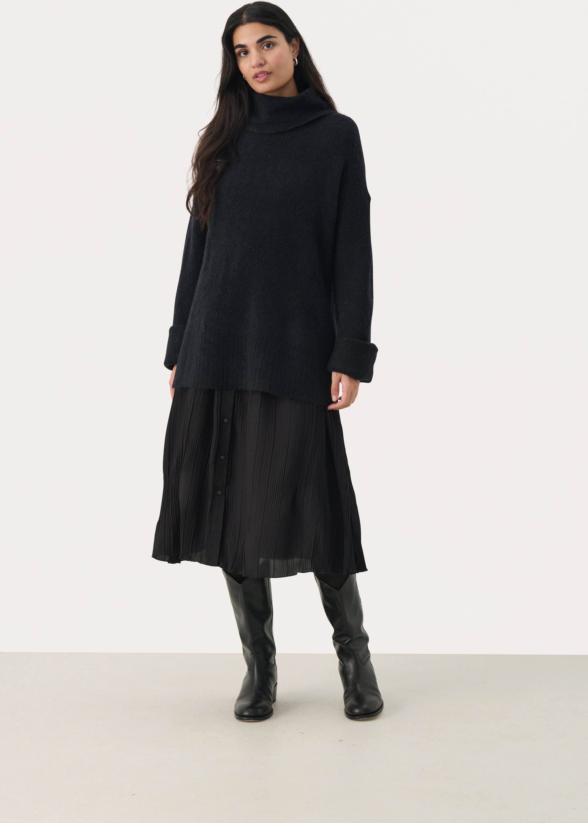 Thumbnail - Strickpullover Lockere Passform navy