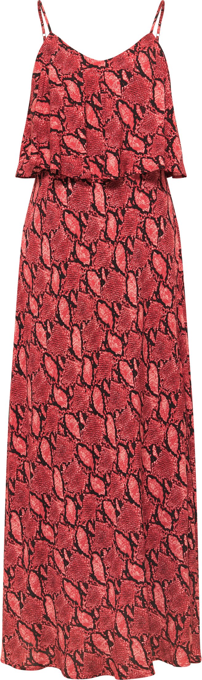 faina Maxi-robe avec imprimé serpent nelice