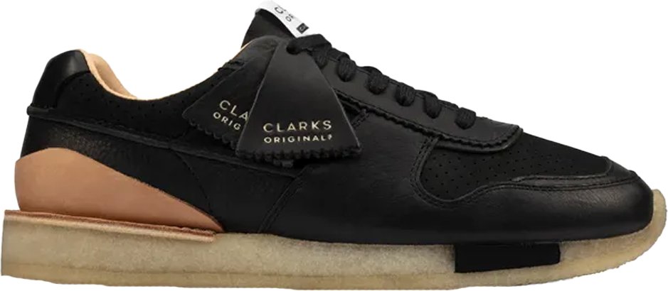 Thumbnail - Clarks - Herren Sneaker "Toe Run", Leder (Schwarz)