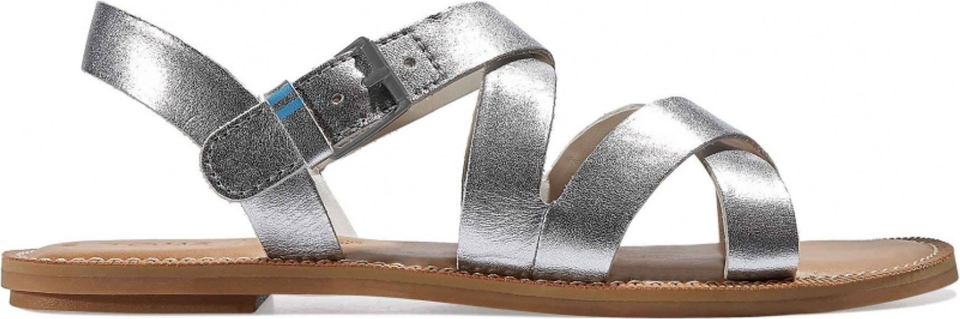 Toms Sizilien Womens Silbersandalen