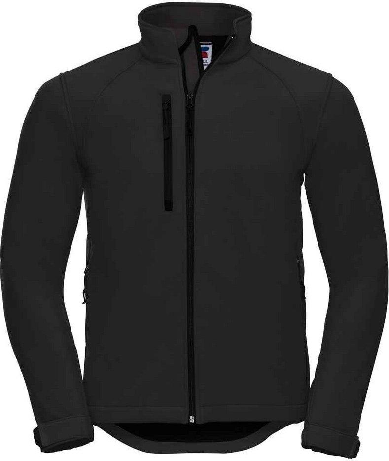 Russell - Softshelljacke für Herren (Schwarz)