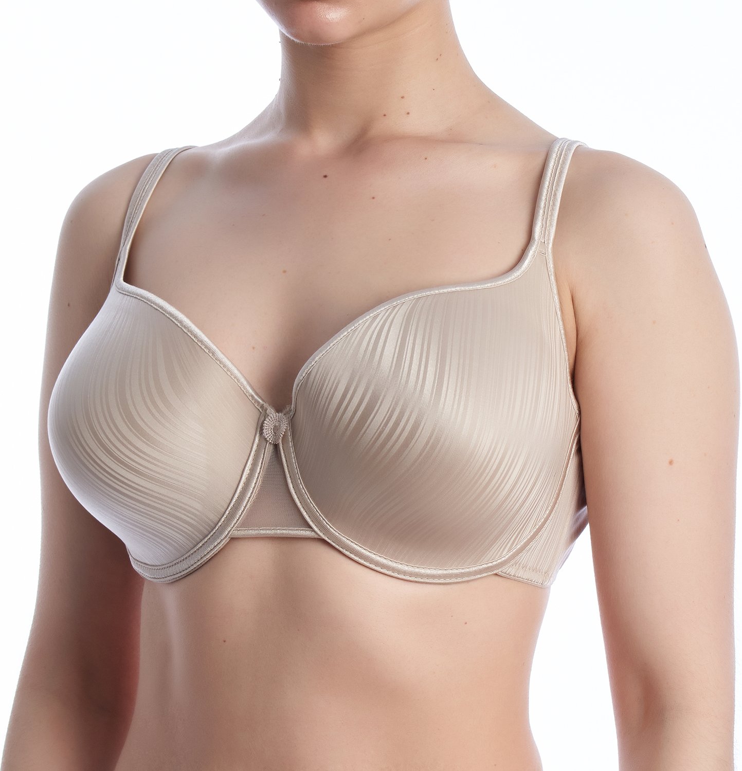 ALMUDENA Damen Mikrofaser Unterwired gepolsterter BH