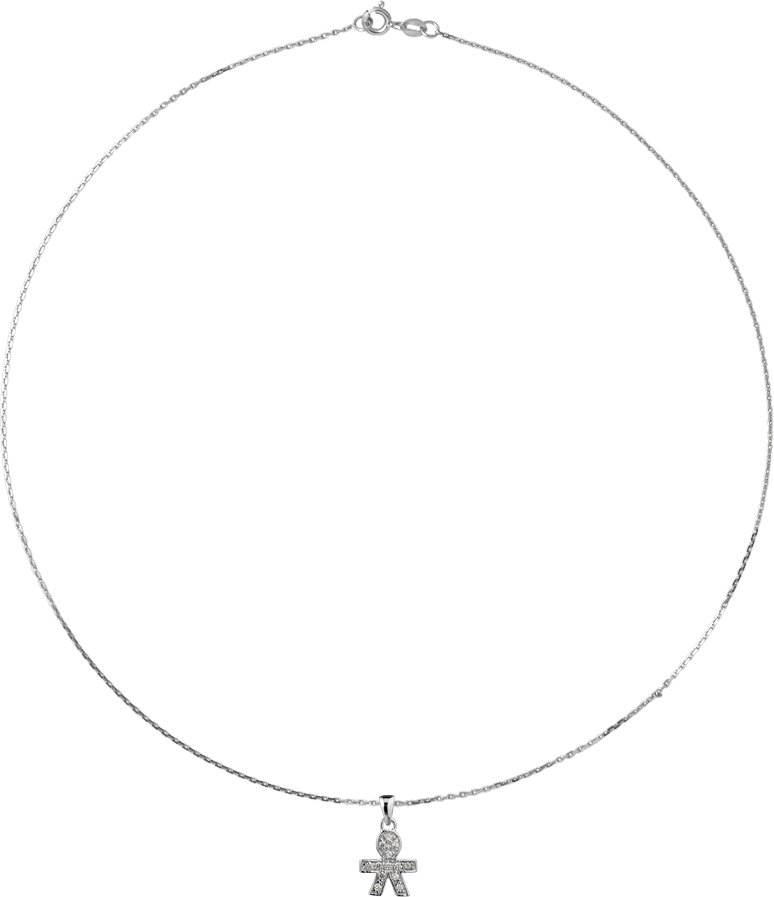 DIADEMA - Halskette Black Night - Schwarzer Kristall - Love Jewelry Collection