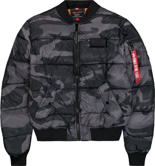 MA-1 Puffer Bomber Camo Bomber Jacket