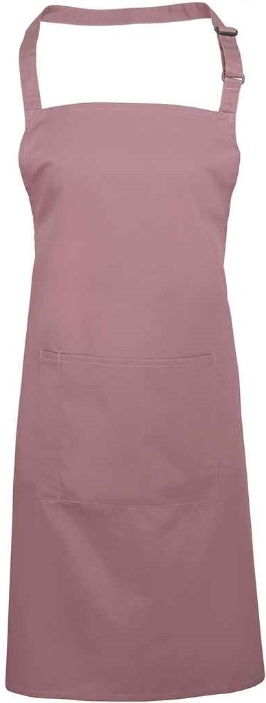 Premier Unisex Erwachsene Farben Tasche Vollschürze (Rose)