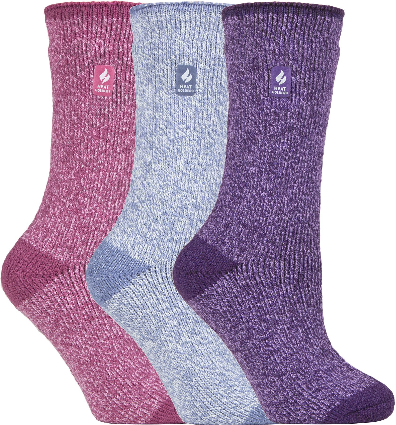 HEAT HOLDERS - 3er Pack Multipack Damen Isolierte Thermosocken für den Winter - Prag