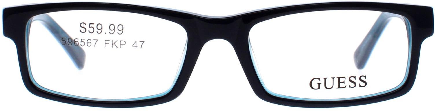 Guess Rectangle Unisex Blau GU9059