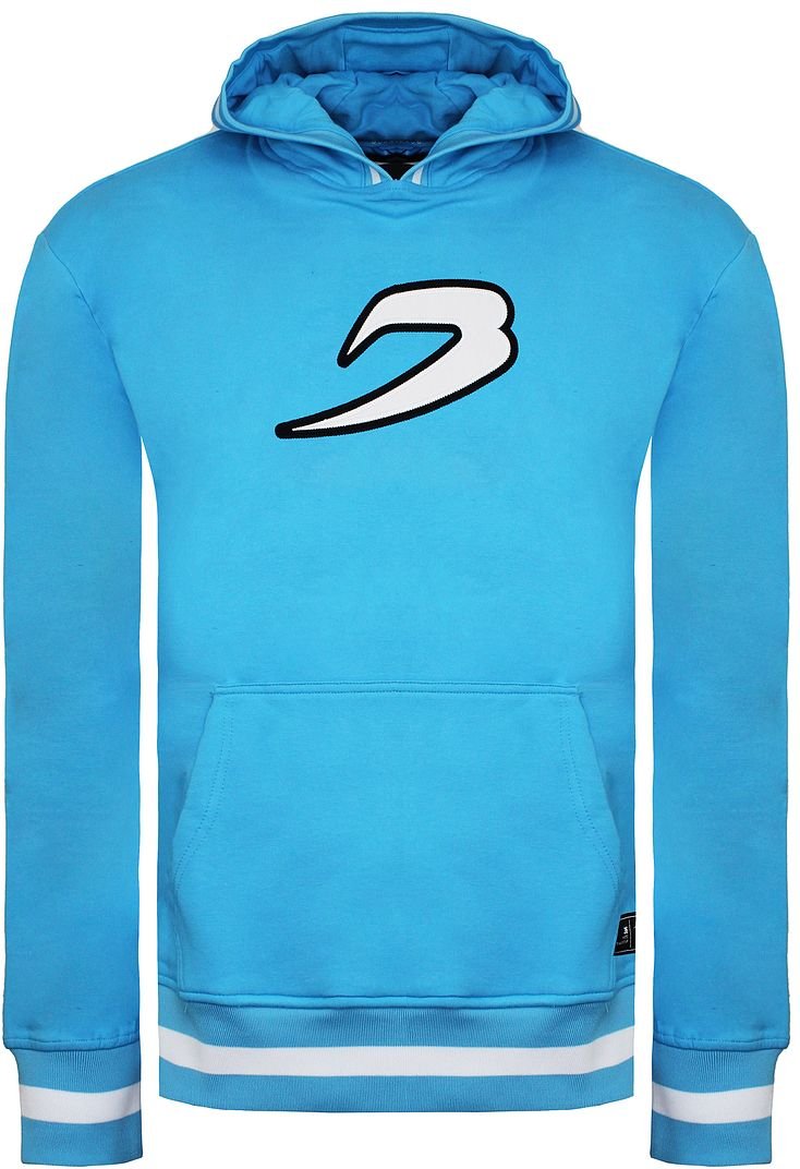 BoxRaw 36 by Teddy Herren Kapuzenpullover, Babyblau