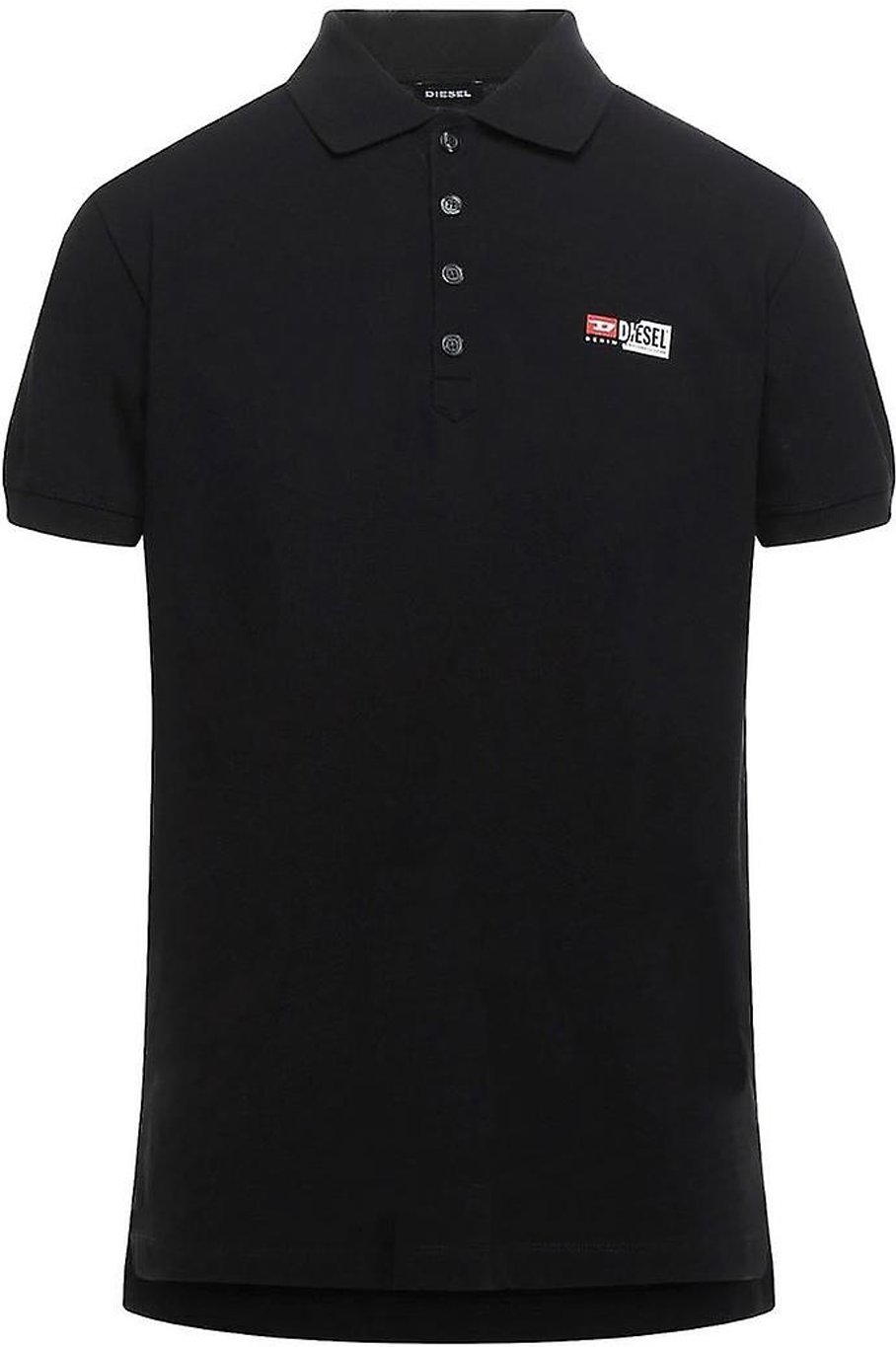 Diesel Herren T-Weet Logo Polo Shirt (Schwarz)