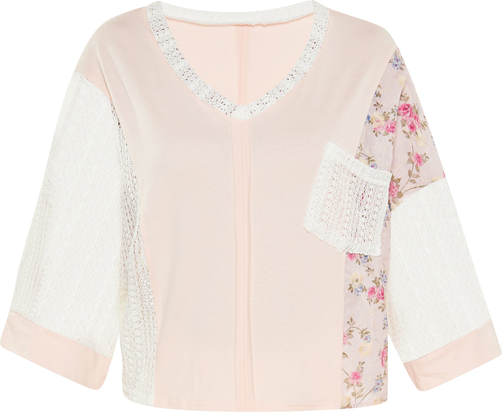 Thumbnail - FELIPA Bluse Frauen lachsfarben mehrfarbig