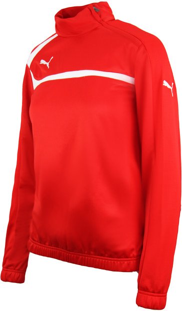 Puma Powercat 1.12 1/2 Reißverschluss Up Long Sleeve Red Womens Training Jacke 653045 01